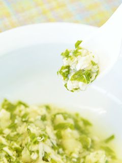 【離乳食中期】ささみのふわふわ和え-レシピのメイン写真