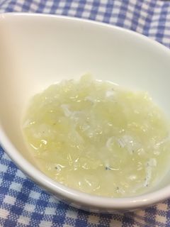 離乳食中期★しらすとキャベツのトロトロ煮-レシピのメイン写真