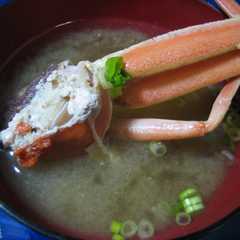 รูปของ お熱いうちに♨～　カニのみそ汁