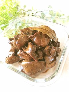 常備菜に。鶏レバーのウスターソース煮-レシピのメイン写真