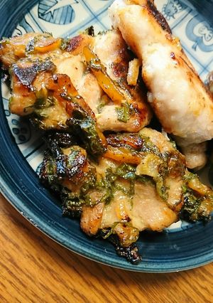 鶏肉のたっぷり大葉がらめ焼き-レシピのメイン写真