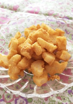 離乳食完了期☆ちくわぶのきな粉がけ-レシピのメイン写真