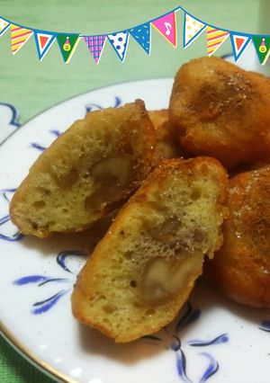 バナナドーナツ☆当りが出たらラッキー!-レシピのメイン写真