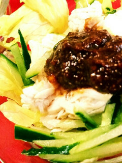 鶏ささみ肉の棒々鶏サラダ-レシピのメイン写真