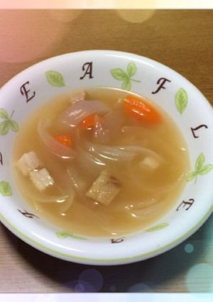 新玉ねぎのコンソメスープ-レシピのメイン写真