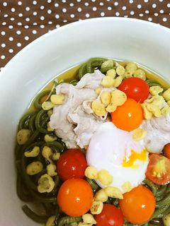 ヌードルメーカーde法連草ぶっかけうどん-レシピのメイン写真