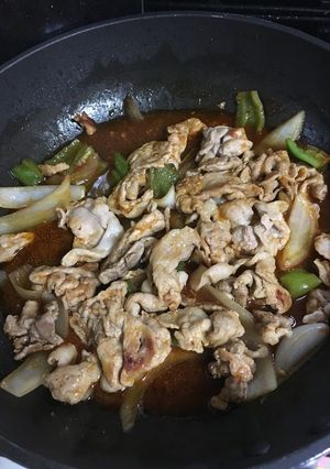 揚げない酢豚風炒め物-レシピのメイン写真