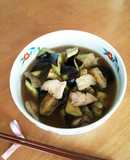 茄子と鶏肉とお揚げさんの炊いたん☆