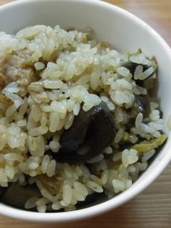 茄子おこわ-レシピのメイン写真