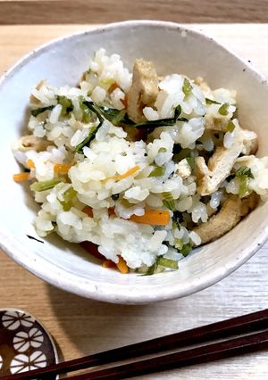 栄養満点♪かぶっ葉ごはん♡（混ぜご飯）-レシピのメイン写真