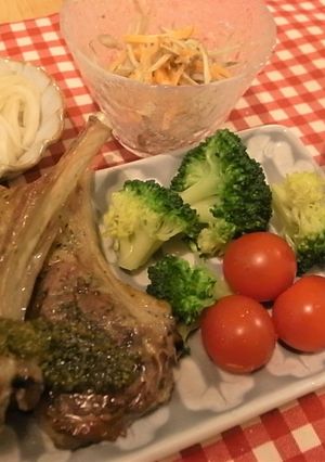 ラムチョップバジルソース-レシピのメイン写真