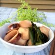 おふくろの味!スルメイカとお豆腐の煮物