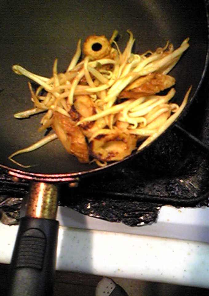 お弁当に２３ちくわともやしのカレー炒め-レシピのメイン写真