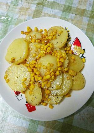 コーン入りじゃがいものバターしょうゆ炒め-レシピのメイン写真