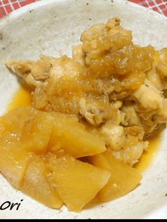 鶏手羽元と大根のトロトロ玉ねぎ煮込み!-レシピのメイン写真