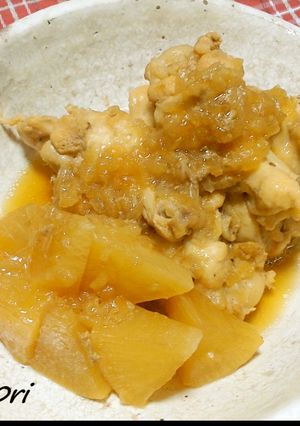 鶏手羽元と大根のトロトロ玉ねぎ煮込み！-レシピのメイン写真