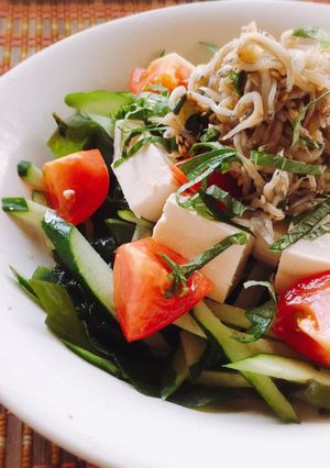 豆腐としらすのさっぱりサラダ☆-レシピのメイン写真