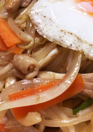 簡単！焼うどん〜オイスターソースで〜-レシピのメイン写真