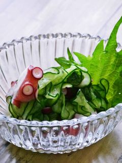 疲労回復!きゅうりとタコのカンタン酢の物-レシピのメイン写真