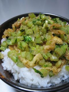大根の葉と油揚げのにんにくバター醤油炒め-レシピのメイン写真