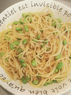 枝豆とツナのおろしパスタ-レシピのメイン写真