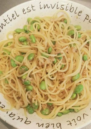 枝豆とツナのおろしパスタ-レシピのメイン写真