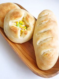 ツナマヨ枝豆コーンパン-レシピのメイン写真