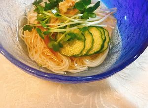 暑い日の献立の一品に！サラッとお素麺-レシピのメイン写真