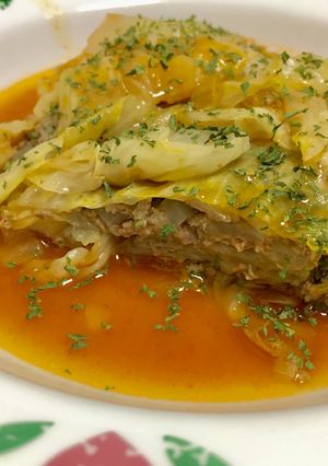 ロールキャベツより簡単！キャベツの重ね煮-レシピのメイン写真
