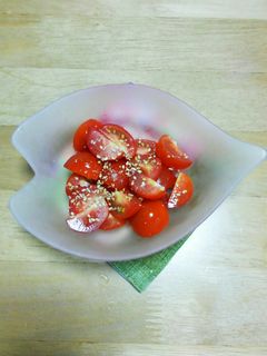 プチトマトのごま合え-レシピのメイン写真