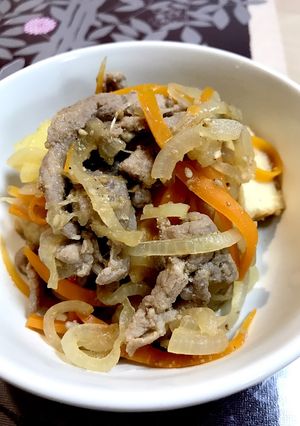 焼肉のたれで☆味付け簡単！肉野菜炒め-レシピのメイン写真