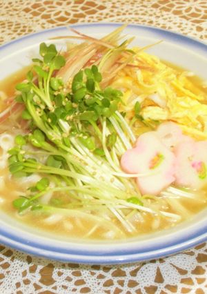 真夏の夜の胡麻ダレ冷やしうどん-レシピのメイン写真