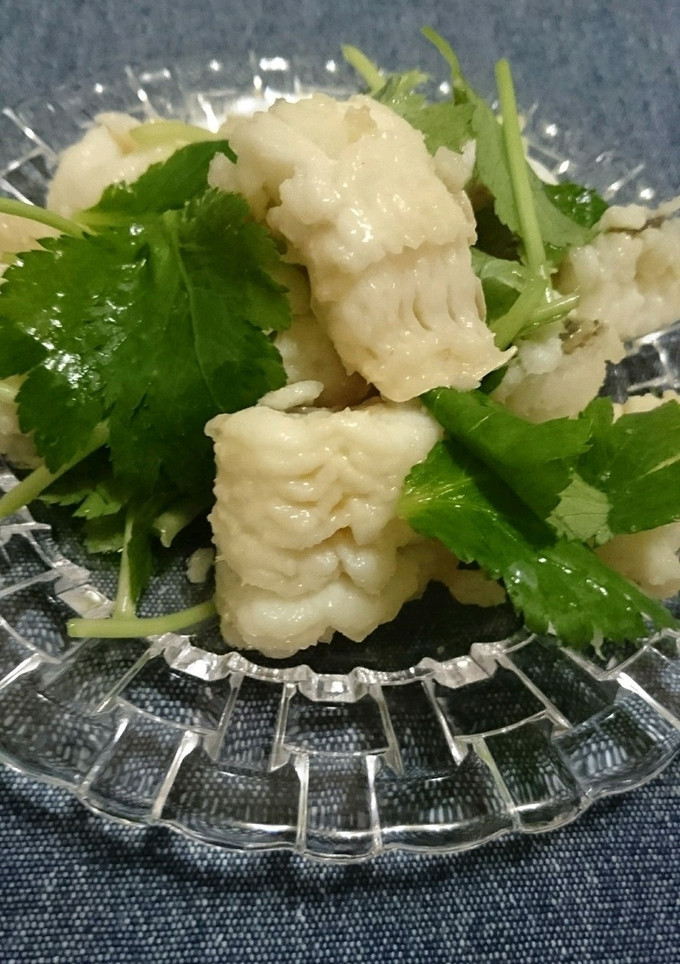 ハモと三つ葉のすだち和え-レシピのメイン写真