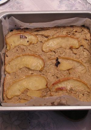 バナナと林檎のノンオイルおからケーキ-レシピのメイン写真