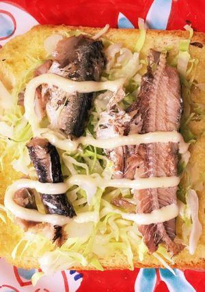 オイルサーディン柚子胡椒トースト-レシピのメイン写真