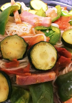 夏野菜のサッパリ麺-レシピのメイン写真
