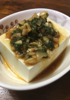 冷奴に最高☆豆板醤でピリ辛ダレ-レシピのメイン写真
