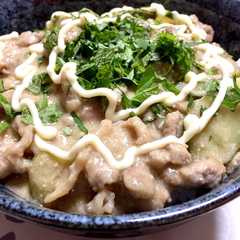 簡単！豚キュウー丼！サッパリ！ガッツリ！-レシピのメイン写真