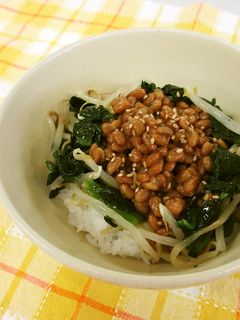 ベジ♪納豆ビビンバ丼-レシピのメイン写真
