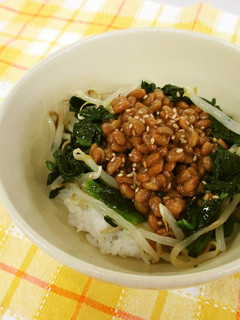 ベジ♪納豆ビビンバ丼-レシピのメイン写真