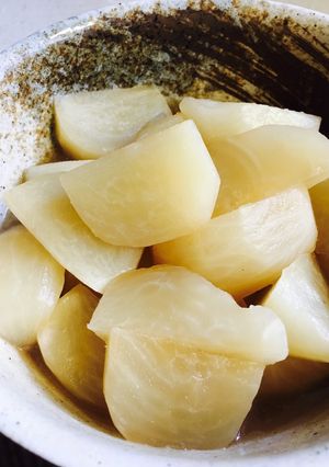 ごま油香る☆かぶの煮物-レシピのメイン写真