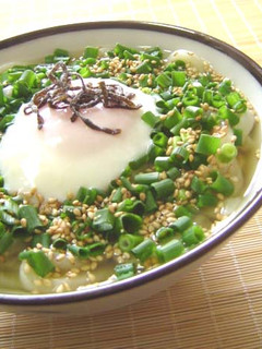 ごまねぎ玉うどん(温)-レシピのメイン写真