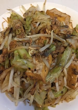 鯖缶と厚揚げ炒め-レシピのメイン写真