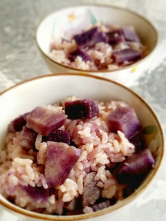 紫芋の炊き込みご飯-レシピのメイン写真