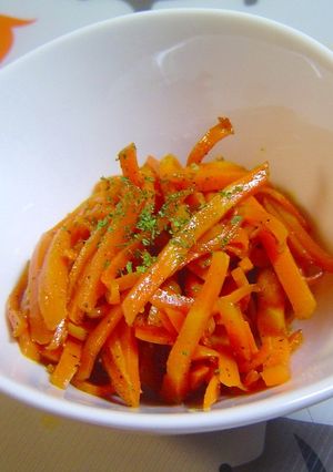 ぽん酢でにんじん-レシピのメイン写真