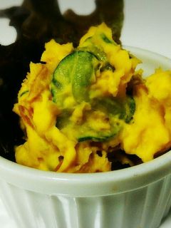 レンジでカボチャのサラダ♪-レシピのメイン写真