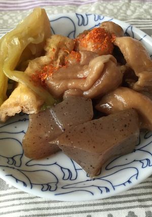 旨くてゴメン糖質制限的鶏皮の炊飯器煮込み-レシピのメイン写真