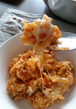 ポックンパプ風キムチチーズ炒飯-レシピのメイン写真