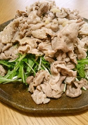 簡単!絶品!豚こま肉の塩胡椒炒め-レシピのメイン写真