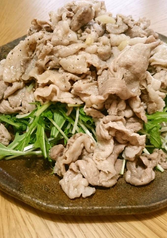 簡単！絶品！豚こま肉の塩胡椒炒め-レシピのメイン写真